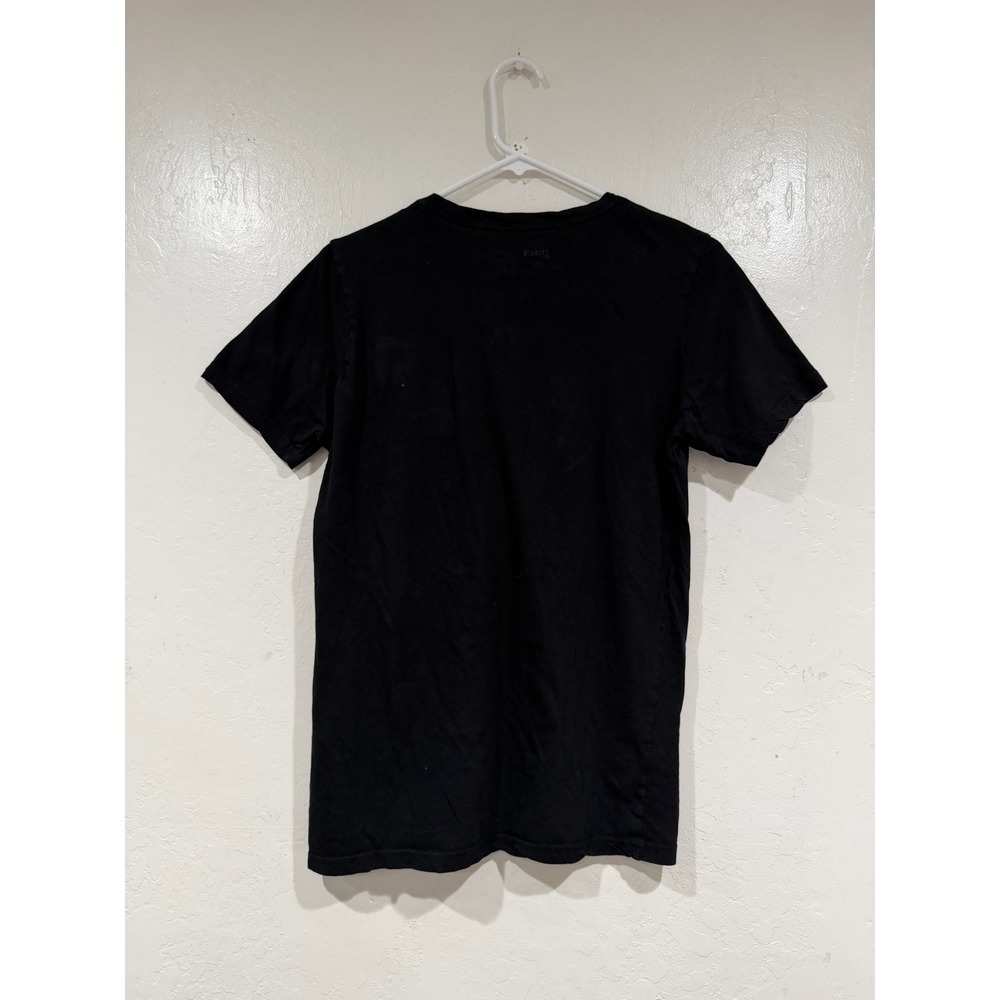 Pact Organic Cotton V-Neck T-Shirt Black Short Sleeve Sustainable Top Small - Picture 3 of 4